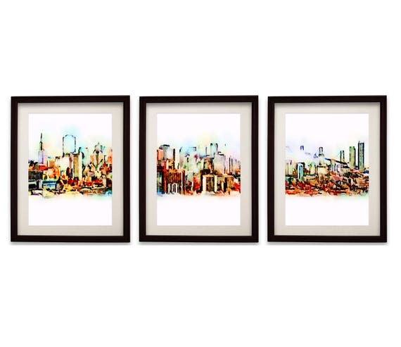 California Poster San Francisco Wall Art Canvas Set Dexis Iberica Giclée Collectibles - California Wall Art Set California Poster San Francisco Wall Art Canvas Set Dexis Iberica Giclée Collectibles - California Wall Art Set