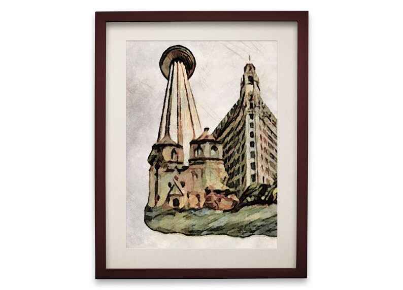 San Antonio Art, San Antonio Watercolor, Poster Set of 3, San Antonio