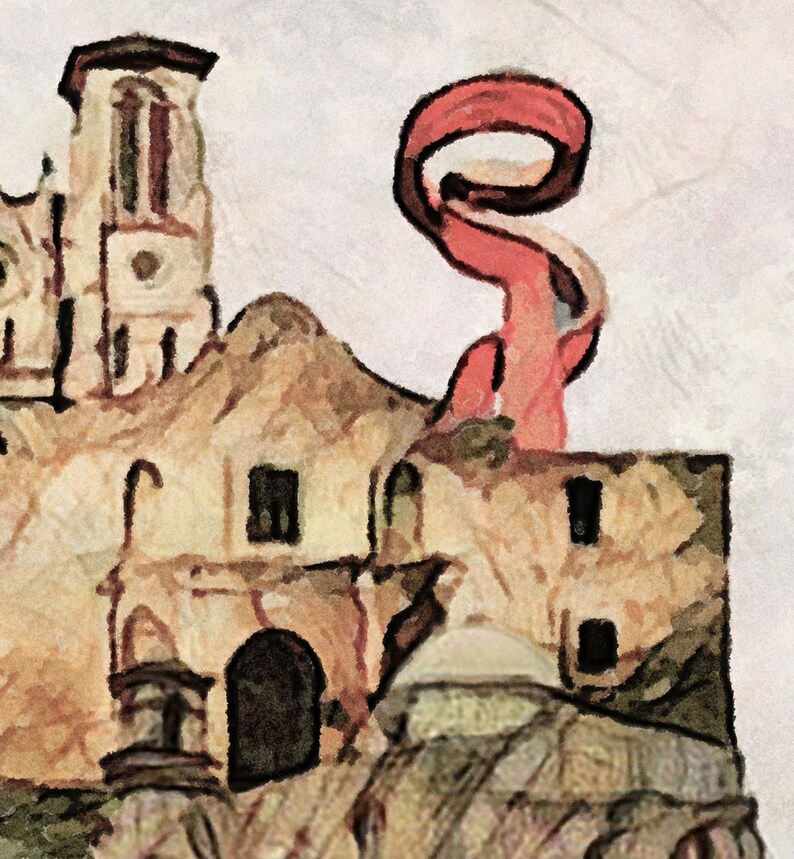 San Antonio Art, San Antonio Watercolor, Poster Set of 3, San Antonio