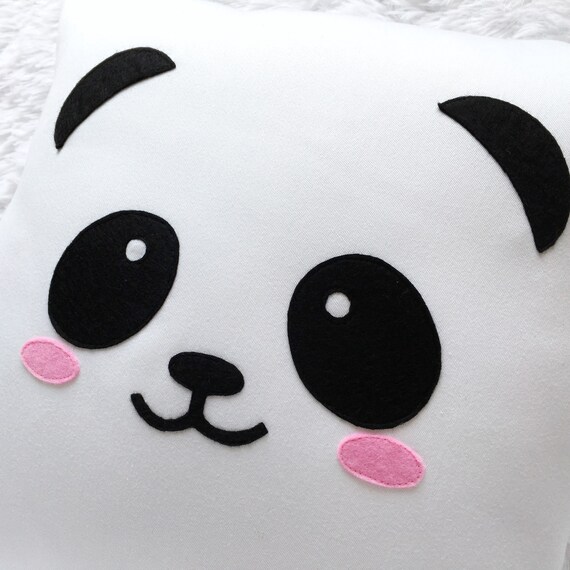 panda face pillow