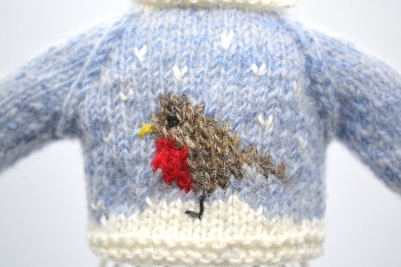 Stickad vintertröja till Paola Reina Mini Amagas docka, tröja/pullover, kläder bild 8