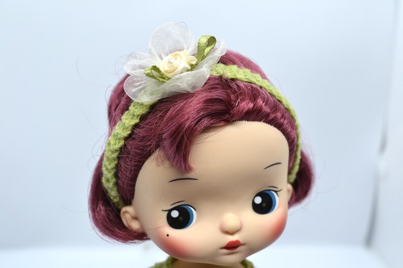 Holala MZZM Doll Floral Summer Dress, 8 inch Monst Doll Outfit, Monst Middie Blythe Clothes image 7