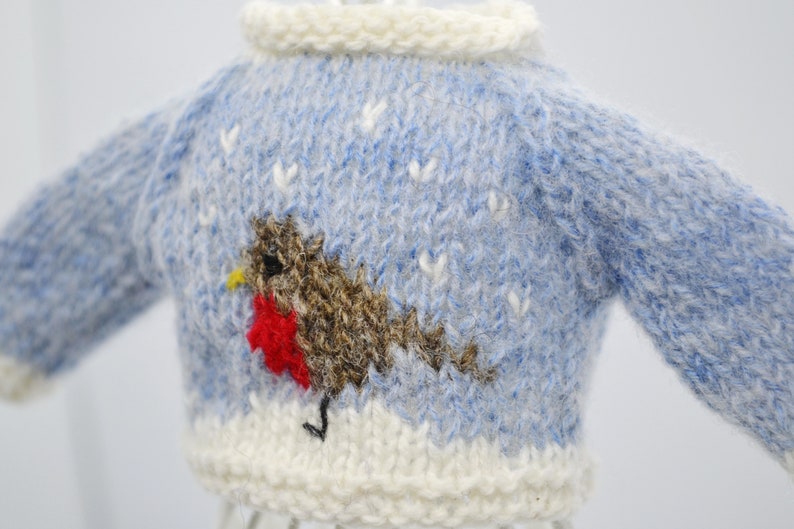 Stickad vintertröja till Paola Reina Mini Amagas docka, tröja/pullover, kläder bild 9