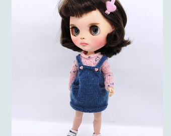 ブライス用のハンドメイドニットドレスセットです。 - Etsy 日本