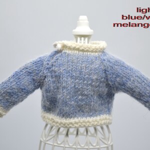 Stickad vintertröja till Paola Reina Mini Amagas docka, tröja/pullover, kläder bild 7