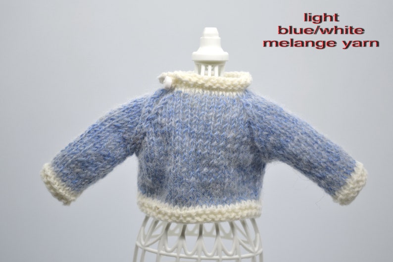 Stickad vintertröja till Paola Reina Mini Amagas docka, tröja/pullover, kläder bild 7
