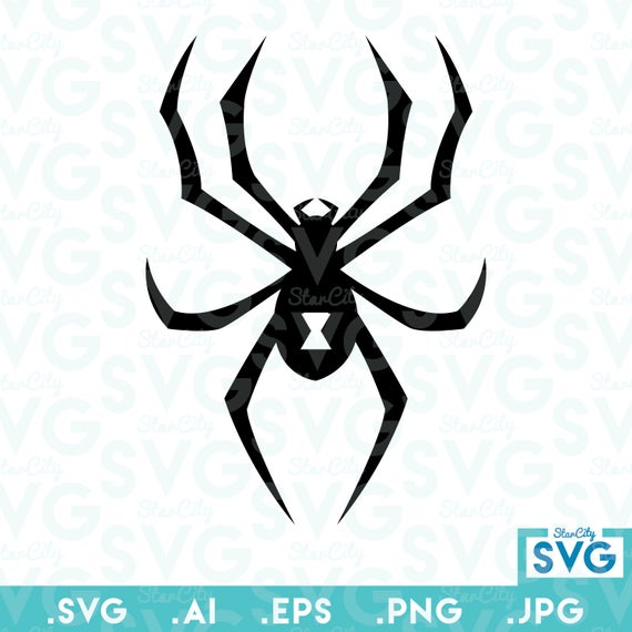 Black Widow Svg Vector File Vector Cutting File Svg Cutting Etsy