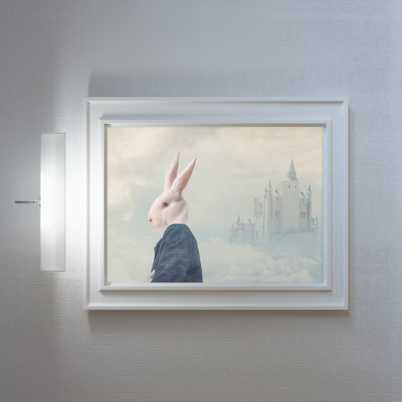 Utopia Rabbit Cloud Collage Etsy