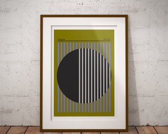 Mid Century Art, Retro Print Abstract Art Print, Minimal Art Shapes Print, Scandinavian Wall Art Modern Art Home Interior House Gift