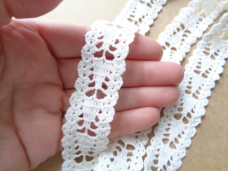 Bordure en dentelle au Crochet à la main vintage Galon | Etsy