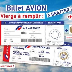 Boarding pass template -  France