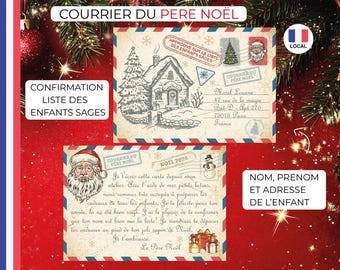 Letter from Santa Claus 2025, postcard, confirmation, good child list, personalized, child's name, magic, surprise, elves, gifts