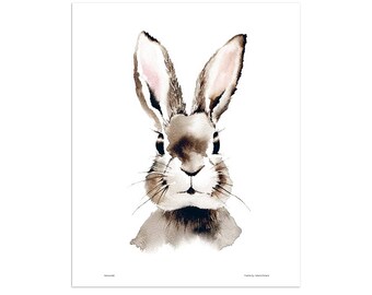 Hase Poster 24 x 30cm