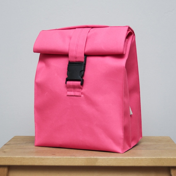 pink lunch tote