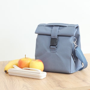 Lunch bag with strap Lunch bag insulated picnic lunch bag man lunch bag for lunch bag adult lunch bag men bag for women image 1