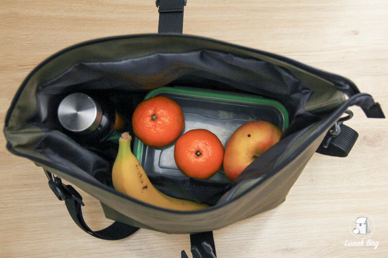 Lunch Bag With Strap Lunch Bag Insulated Picnic Lunch Bag Men Etsy