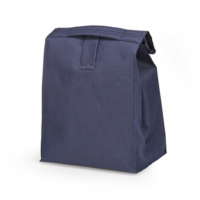 Blue Lunch bag for women lunch bag insulated lunch bag kids lunch bag school lunch bag adults snack bag Sandwich bag picnic bag tote image 7