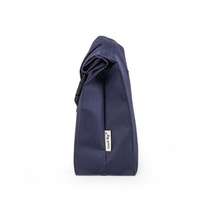 Blue Lunch bag for women lunch bag insulated lunch bag kids lunch bag school lunch bag adults snack bag Sandwich bag picnic bag tote image 8