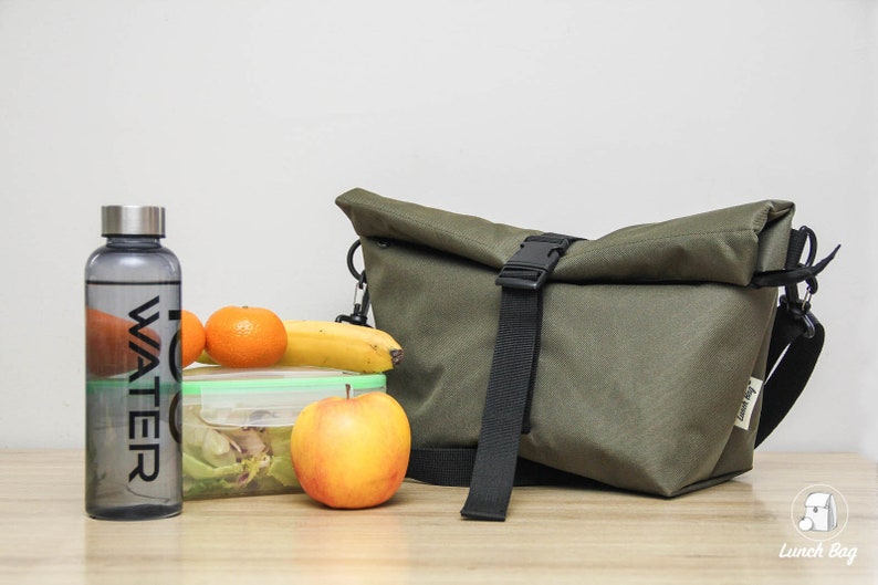 Lunch Bag With Strap Lunch Bag Insulated Picnic Lunch Bag Men Etsy