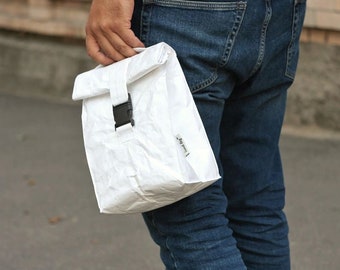 INSULATED PAPER TYVEK lunch bag for woman for man