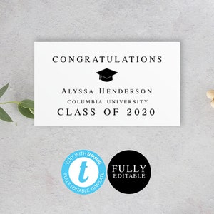 Insteekkaart voor afstuderen, bijsluiter uitnodiging, aankondiging, klas van 2025, gefeliciteerd, gefeliciteerd, universiteit, download #VMHT010