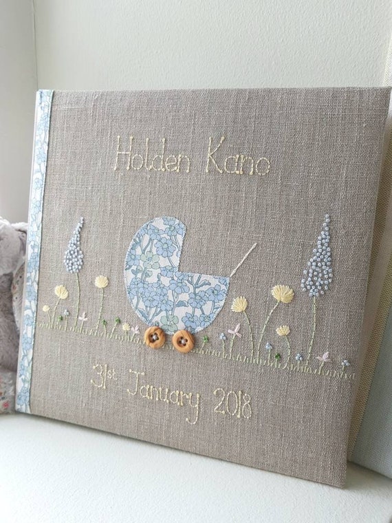 White Baby Christening Photo Album Slight Seconds Gift Box