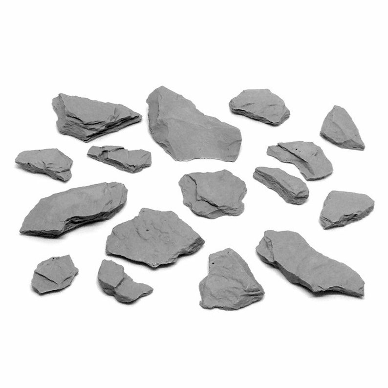 Grabblecast GC/_0040 Mountain Stones Set Wargames Frostgrave DnD Dungeons and Dragons Terrain