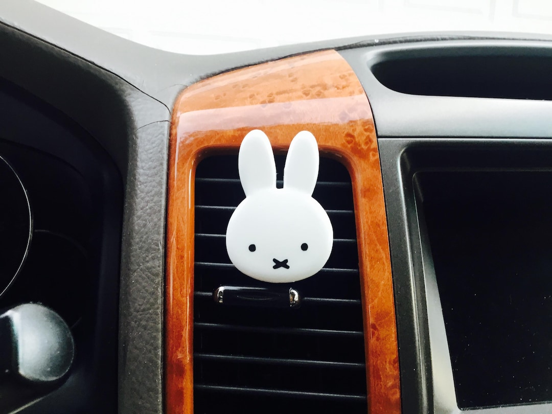 White Bunny Rabbit Car Air Vent Clips Hook Accessory Decoration - Etsy