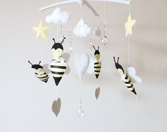bumble bee baby mobile