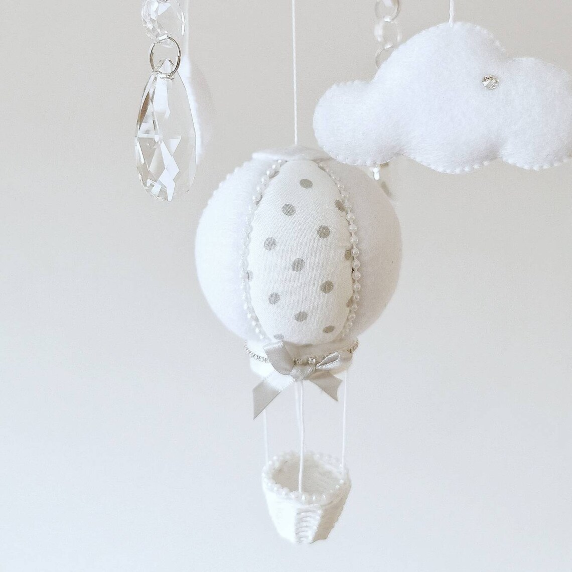 Moses Basket Mobile Canopy Decor Baby Mobile Birth Gift Etsy