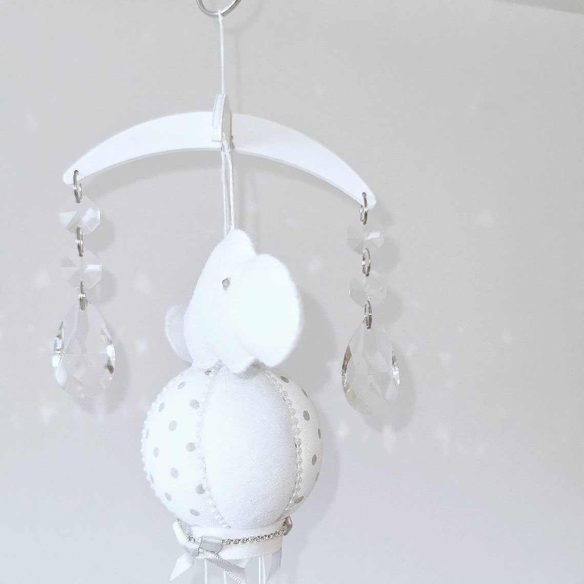 Moses Basket Mobile Canopy Decor Baby Mobile Birth Gift Etsy