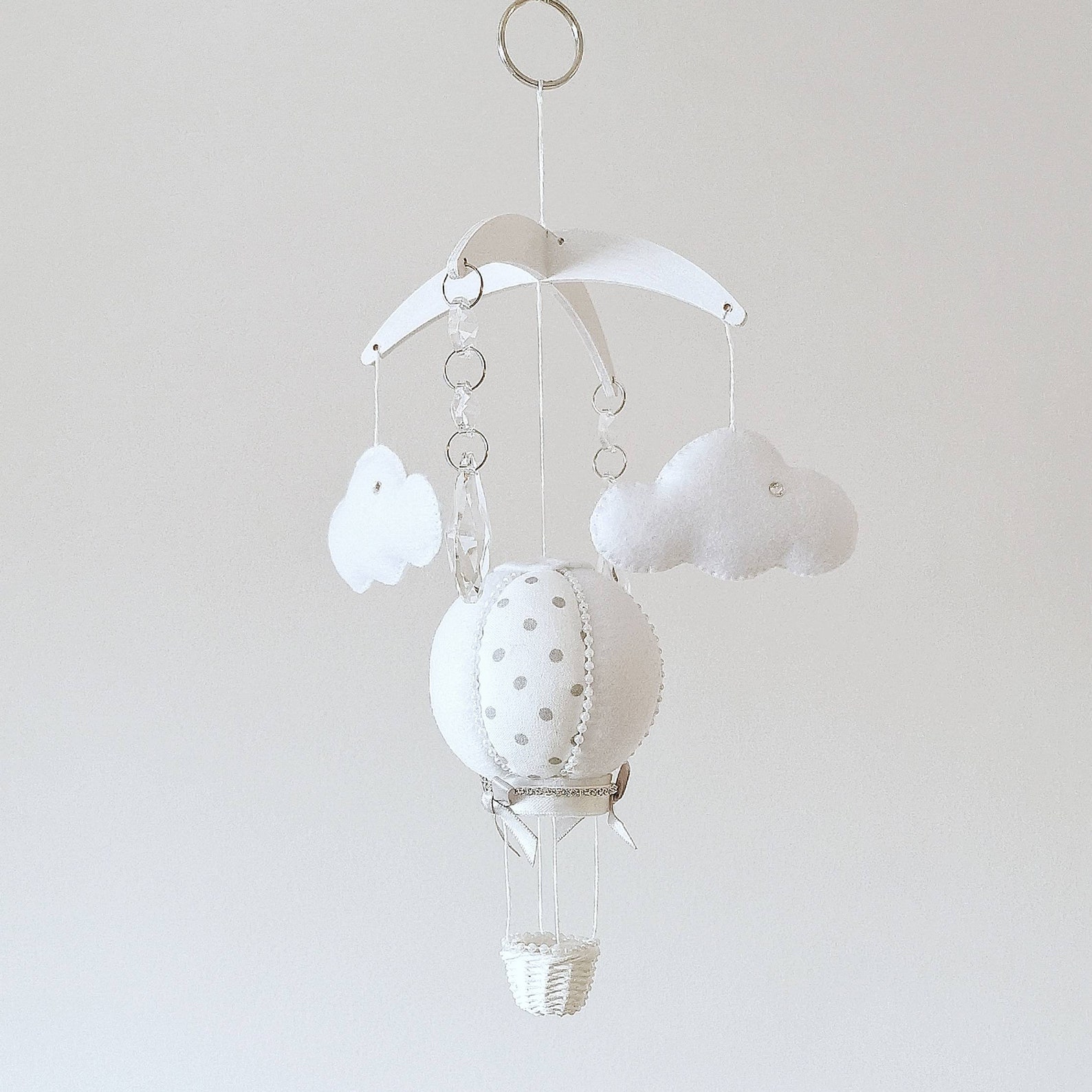 Moses Basket Mobile Canopy Decor Baby Mobile Birth Gift Etsy