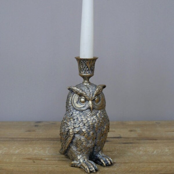 Owl Candle Holder Etsy UK