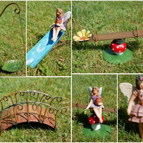 Fairy Accessory Set Woodland House Ornament Mystical Fairy Garden Decoration