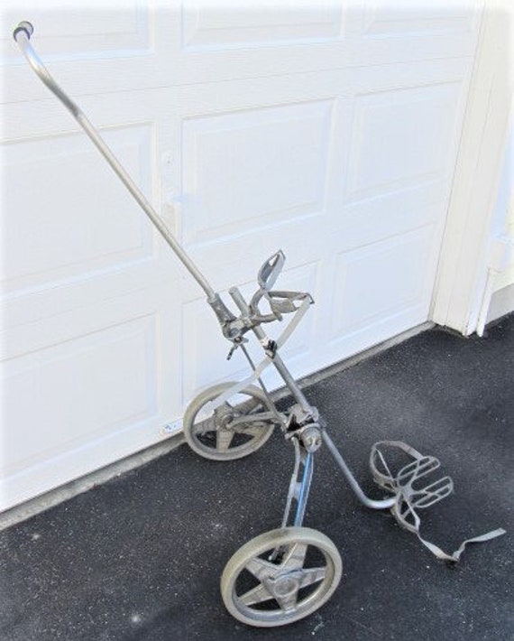 Vintage golf push cart new arrivals