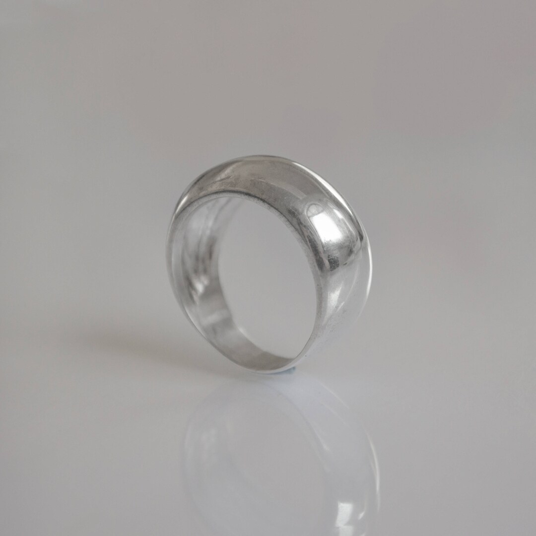 Buy Silver Ring for Women Silver Ring for Men Unisex Ring Plain Online in  India Etsy