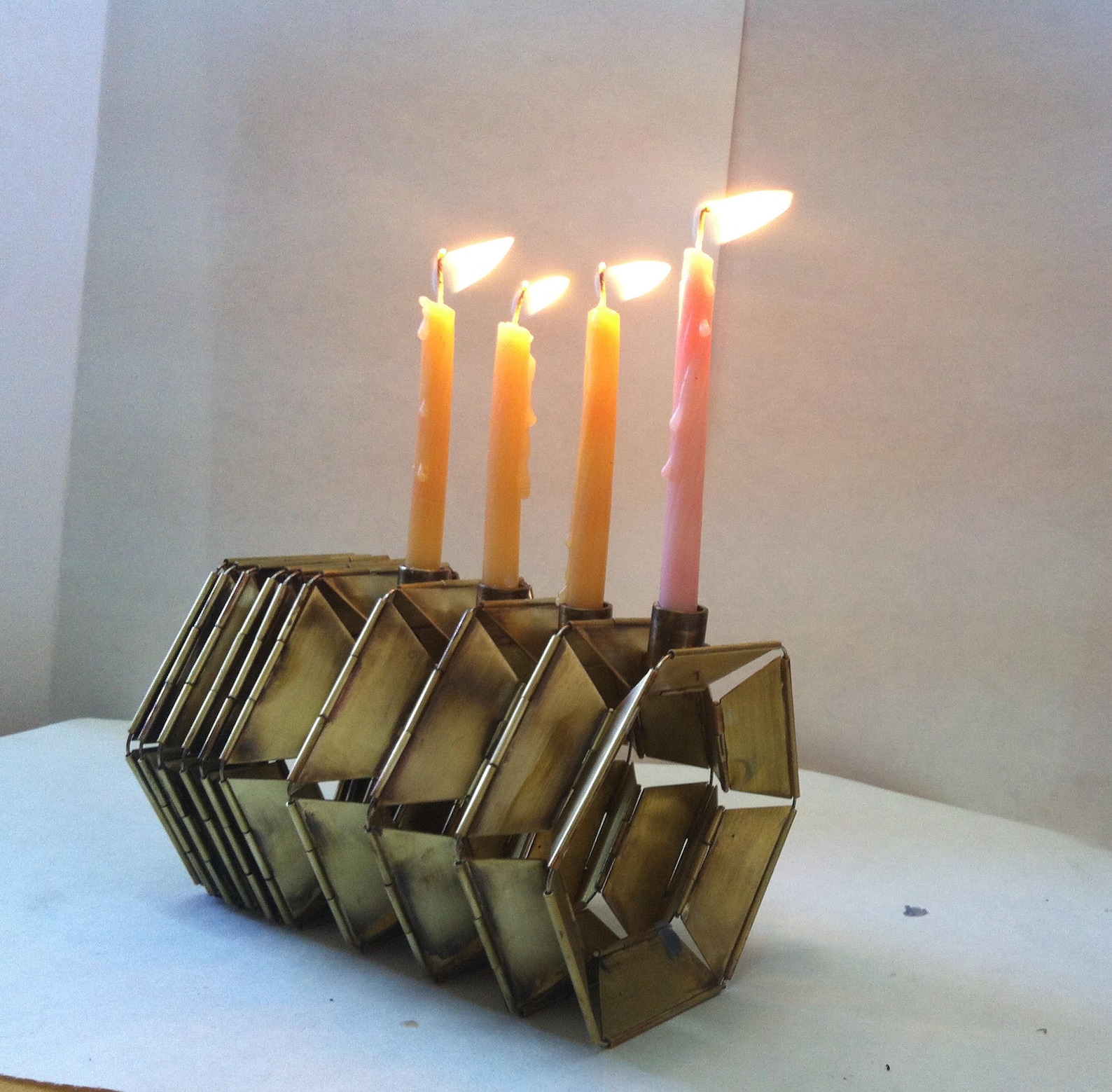 Hanukkah Candle Holder Hanukkah Menorah Chanukah Menorah Etsy