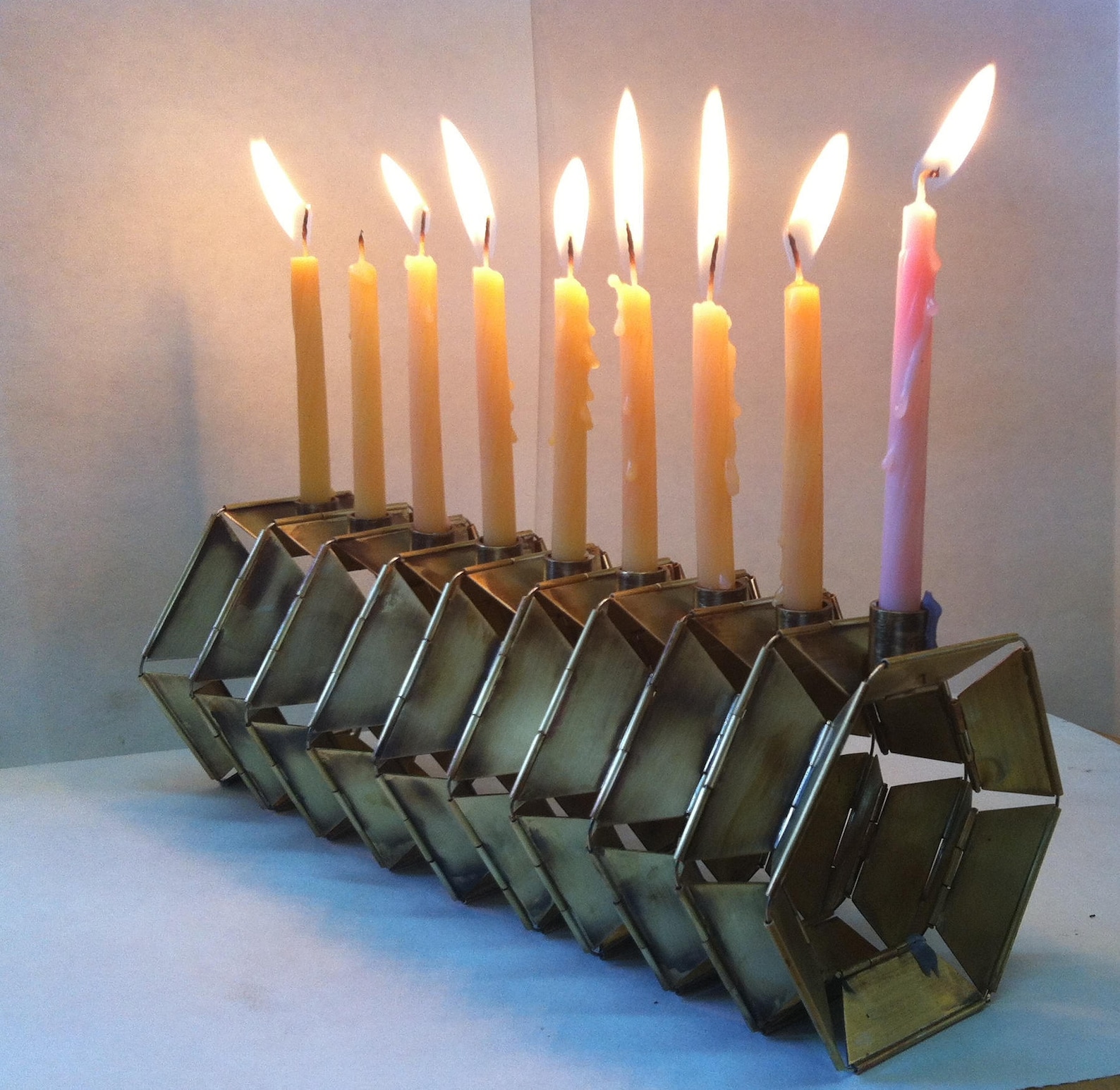Hanukkah Candle Holder Hanukkah Menorah Chanukah Menorah Etsy