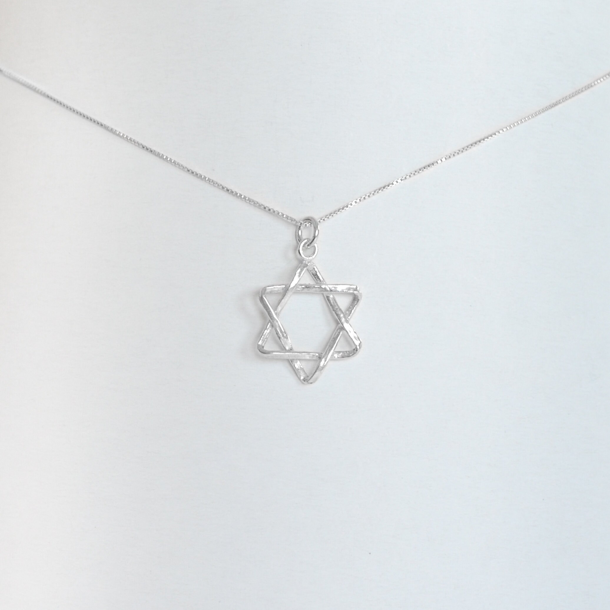 Minimalist Magen David Necklace Dainty 