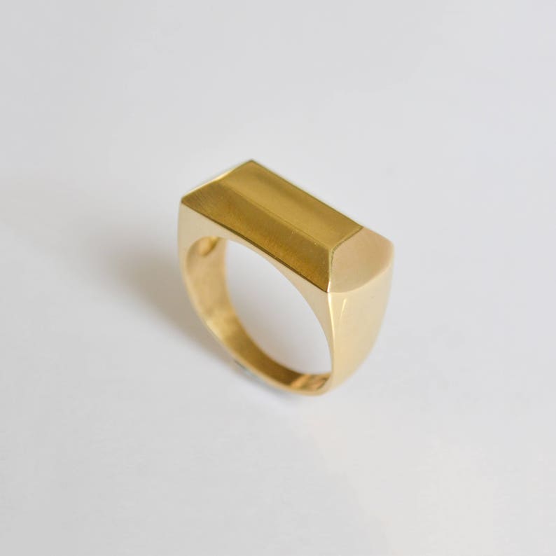 Gold Signet Ring Signet Ring Women's Gold Rings for - Etsy