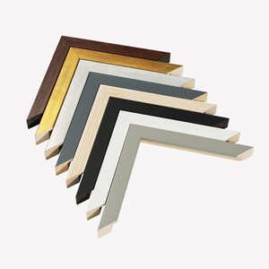 Set of wooden frame colours