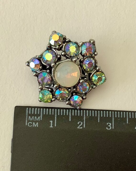 Pretty star shaped lapel pin Brooch. Aurora Borea… - image 2