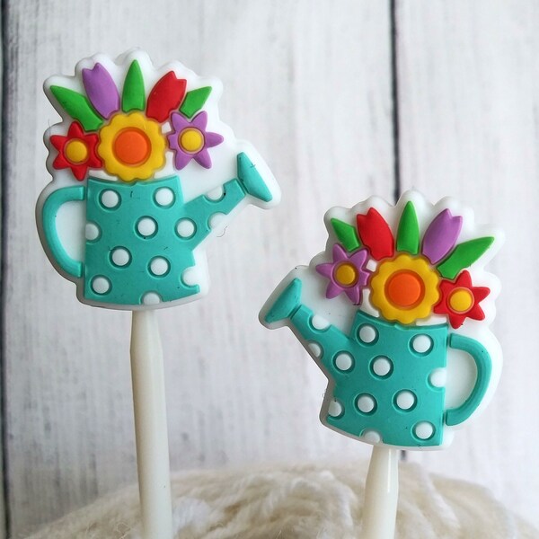 Springtime Watering Cans ~ Stitch Huggers, Stitch Stoppers, Stitch Holders