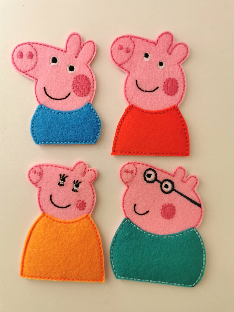 peppa pig finger puppets printable