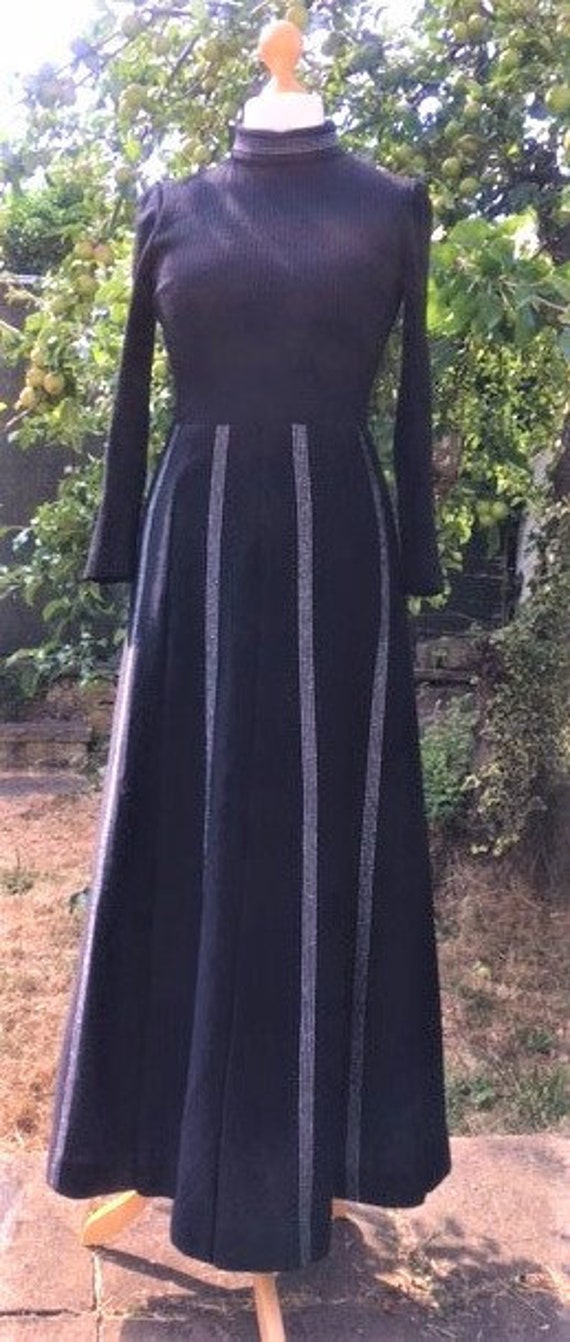 stylish black gown