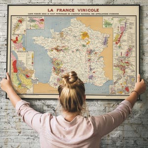 Carte des vins de LA FRANCE VINICOLE – Explorez les régions viticoles de France