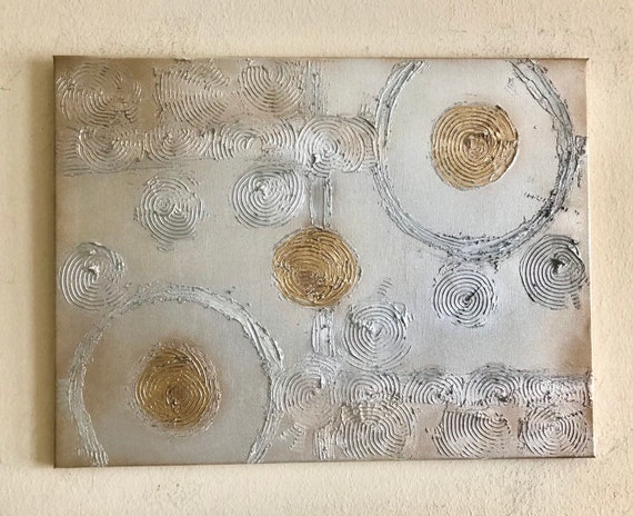 Textured abstract painting / art on 18 x 24 canvas / textured | Etsy