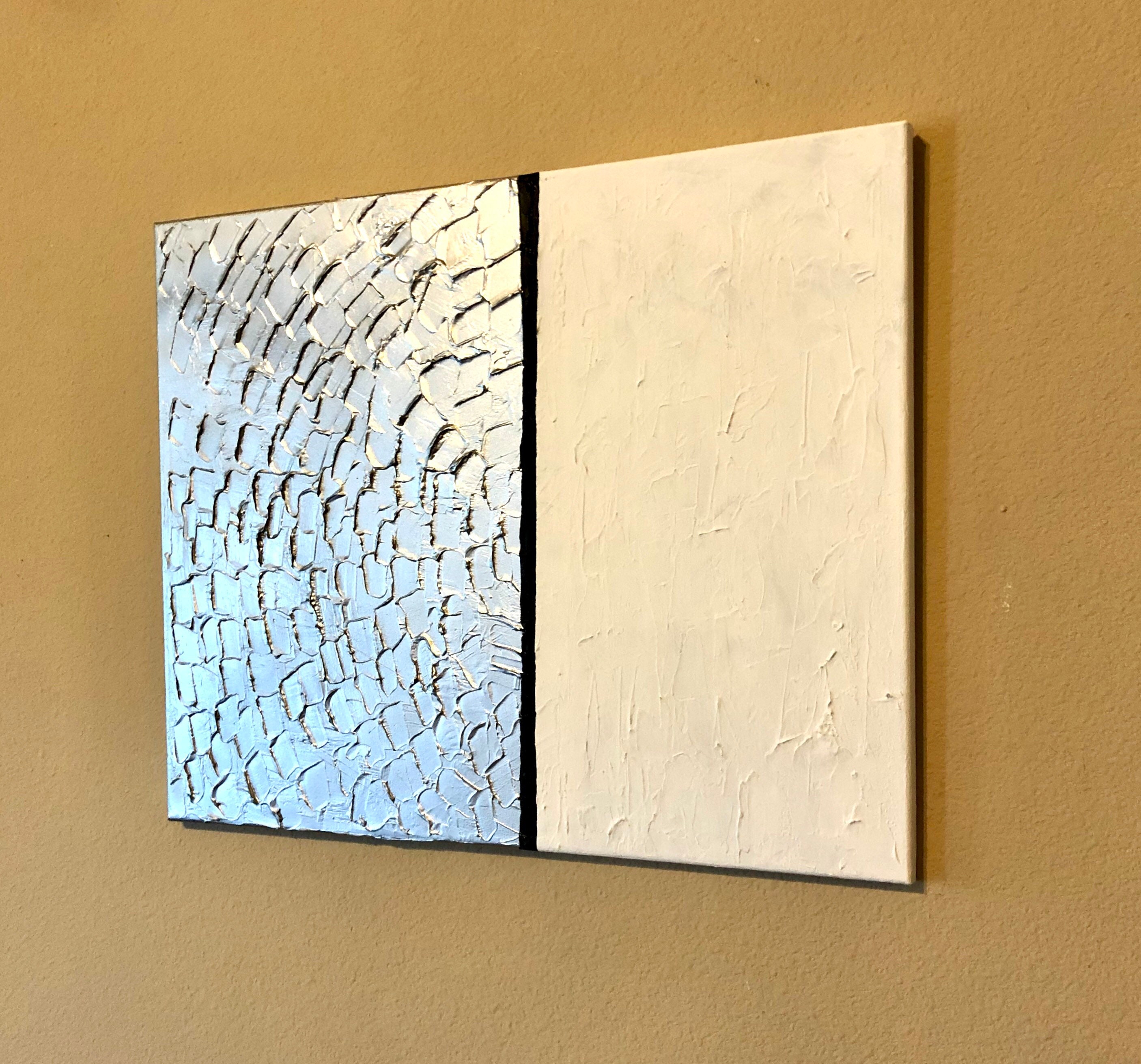 Textured Abstract Painting / Art on Canvas / Contemporary / Etsy