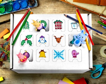 5 Pack of DIY Advent Calendar Craft Kit - Etsy