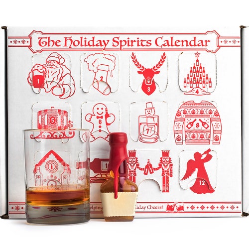 2 Pack Advent Calendar for Alcohol and Adults Gift Booze Etsy